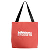 brooklyn city skyline silhouette Tote Bags
