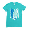 wings of freedom Ladies Fitted T-Shirt