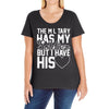 military has my soldier i have his heart Ladies Curvy T-Shirt