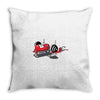 bench pressed Throw Pillow