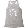 the crow die krahe horror Racerback Tank