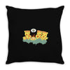 pizza campfire story Throw Pillow