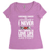 carcinoid cancer is a journey i never planed or asked for but i choose Women's Triblend Scoop T-shirt