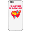 id rather be bowling iPhone 6/6s Case