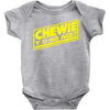 chewie y u no age Baby Onesie