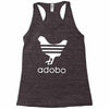 white adobo Racerback Tank