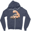 muscle car Zipper Hoodie