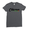 chicana with rose Ladies Fitted T-Shirt