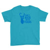 don't buck with texas funny Youth Tee