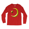 gay pride star and crescent Long Sleeve Shirts