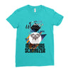 who loves miniatur schnauzer Ladies Fitted T-Shirt