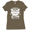 sloth's gym Ladies Fitted T-Shirt