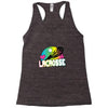 neon lacrosse Racerback Tank