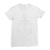 anchored faith (2) Ladies Fitted T-Shirt