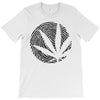 cannabis fingerprinting (black) T-Shirt