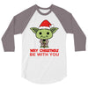 may christmas be with you 3/4 Sleeve Shirt