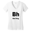 bed hog Women's V-Neck T-Shirt