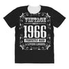 vintage made in 1966 perfectly aged a living legend All Over Women's T-shirt