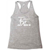 don't touch my bike funy Racerback Tank