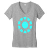 logo comics gift Women's V-Neck T-Shirt