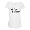 cereal killer Maternity Scoop Neck T-shirt