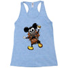 mickey mouse trap Racerback Tank