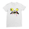 halloween face Ladies Fitted T-Shirt