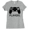 player stick Ladies Fitted T-Shirt
