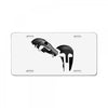 spartan mask License Plate