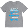 Saba Was Created because Grankids Need Real Heroes V-Neck Tee