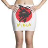 love ninja monkey banana Mini Skirts