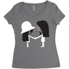 cewecowo Women's Triblend Scoop T-shirt
