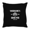 irish pub Throw Pillow