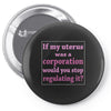 If My Uterus Pin-back button