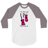 i run like a girl try to keep up 3/4 Sleeve Shirt