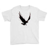 black raven with red eye Youth Tee