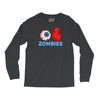 i heart zombies scary eye bloody heart halloween Long Sleeve Shirts