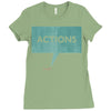 louder than words Ladies Fitted T-Shirt