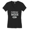 drink mode on Women's V-Neck T-Shirt