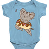 Pusheen the Cat Muscular with Donut Baby Onesie