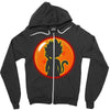 Kid Goku Saiyan With Dragon Ball 4 Star Zipper Hoodie