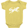 okami tribute wolf ladies Baby Onesie