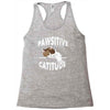 pawsitive catitude Racerback Tank