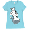 mickey get high Ladies Fitted T-Shirt