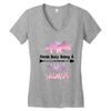 cool mama saurus Women's V-Neck T-Shirt