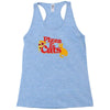 pizza and cats Racerback Tank