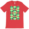 sad alien and daisy nineties grunge pattern T-Shirt