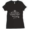 my t sharp barber shop Ladies Fitted T-Shirt