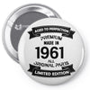 Premium Vintage  1961 Pin-back button