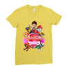 paw patrol birthday girl grandpa Ladies Fitted T-Shirt